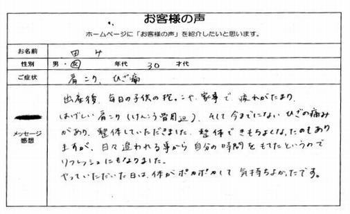 来院者 アンケート