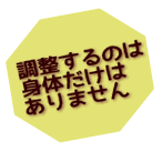 奈良県生駒市のまるふく総合整体院では調整するのは身体だけではありません。